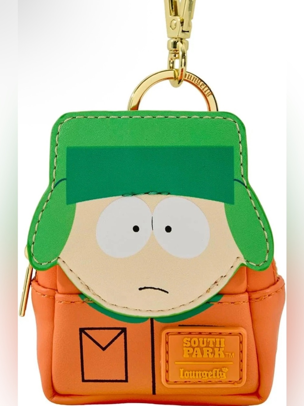 Loungefly South Park Kyle bag charm in Green and Orange